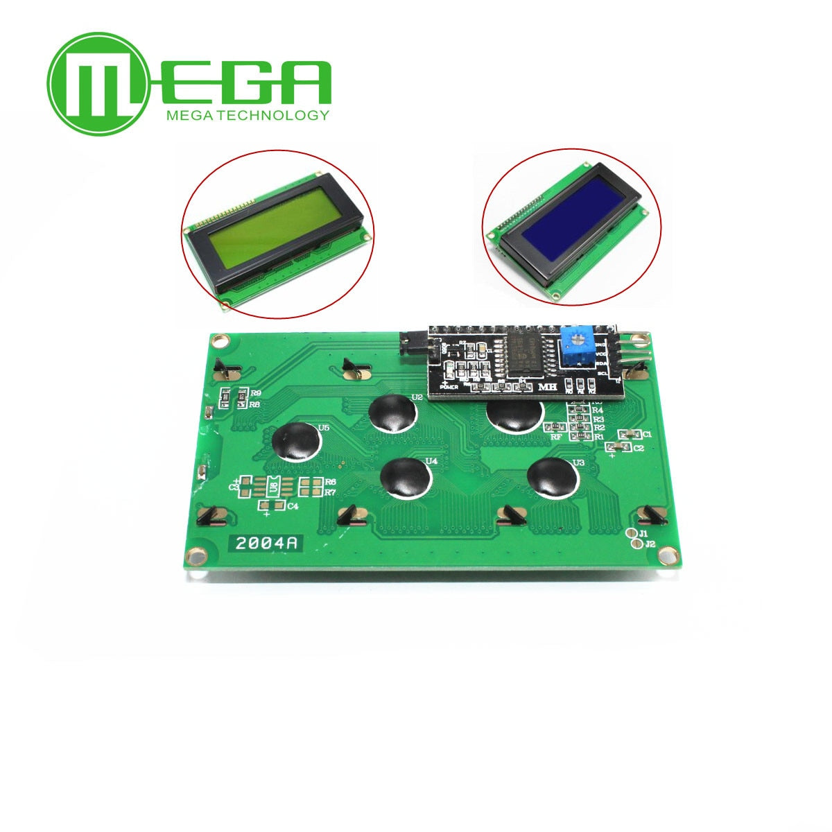 1PCS LCD2004+I2C 2004 20x4 2004A blue screen HD44780 for arduino Character LCD /w IIC/I2C Serial Interface Adapter Module