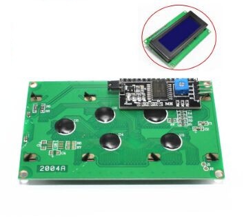 1PCS LCD2004+I2C 2004 20x4 2004A blue screen HD44780 for arduino Character LCD /w IIC/I2C Serial Interface Adapter Module