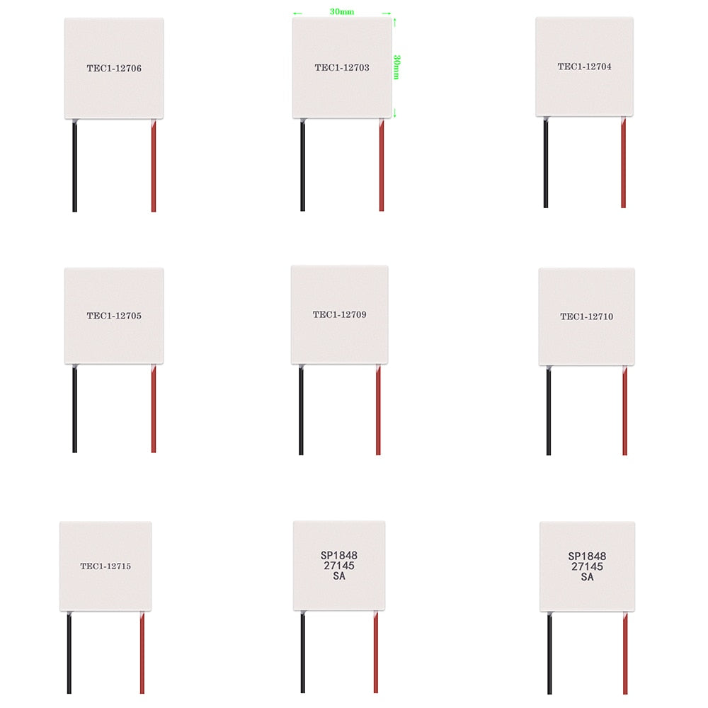 TEC1-12705 Thermoelectric Cooler Peltier TEC1-12706 TEC1-12710 TEC1-12715  SP1848-27145 TEC1-12709 TEC1-12703 TEC1-12704