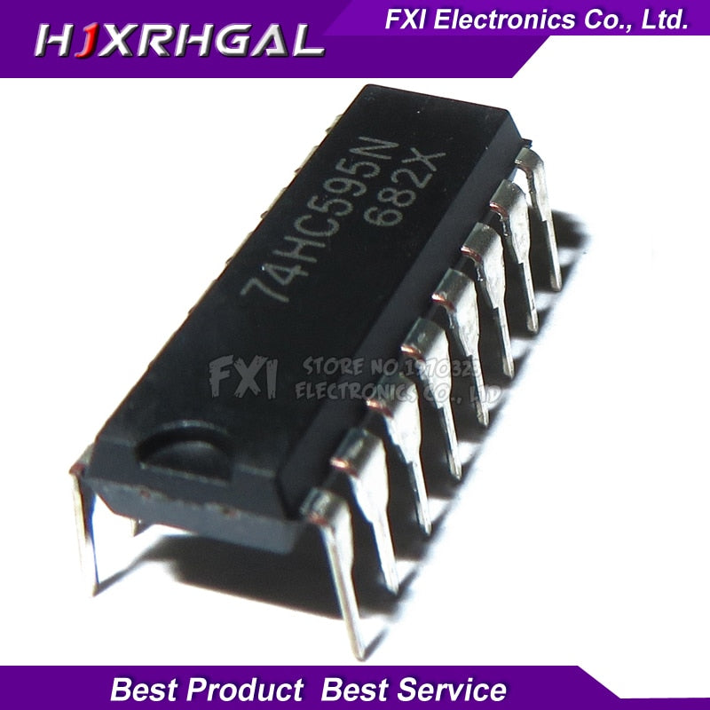 10PCS SN74HC595N SN74HC595 DIP16 DIP 74HC595N 74HC595 New original