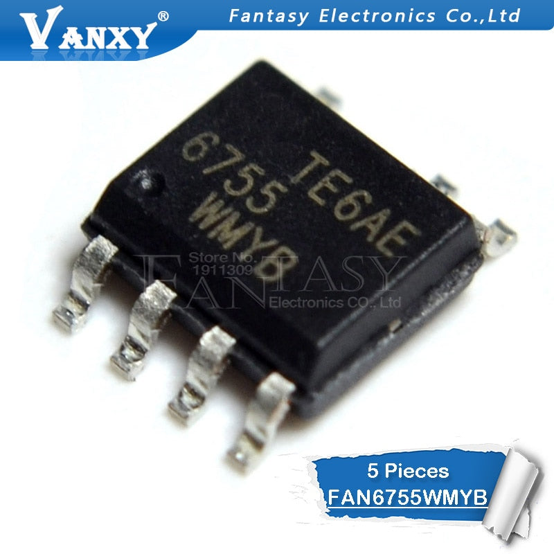 5pcs FAN6755WMY SOP-7 FAN6755WMYB FAN6755 SOP7 6755 SOP FAN6755WM FAN6755UWMY FAN6755U SMD new original