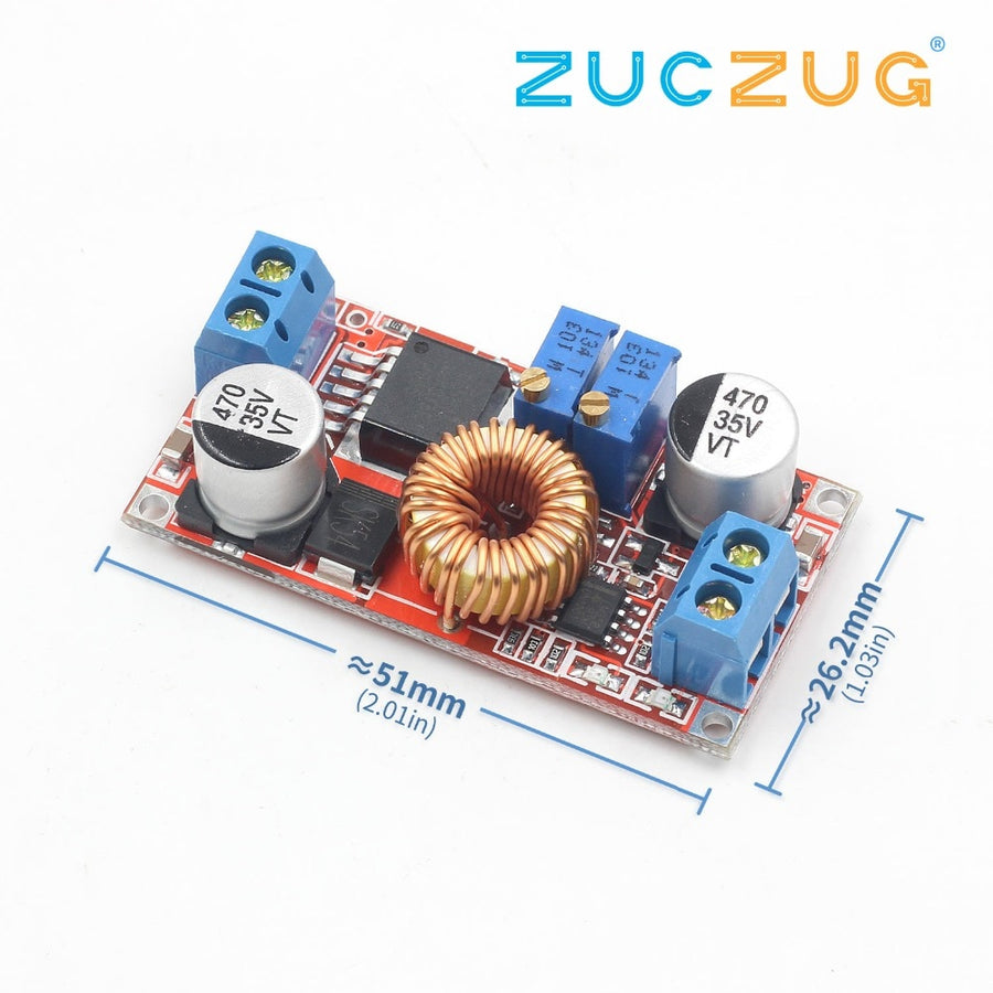 Lithium Battery Charger Module 5V-32V to 0.8V-30V 5A LED Driver Step Down Buck Converter Board Constant Current Voltage