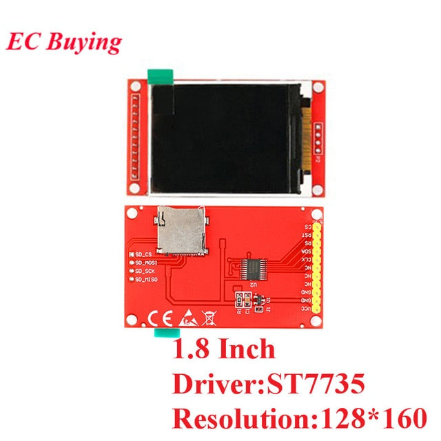 1.44/1.8/2.0/2.2/2.4/2.8 Inch TFT Color Screen LCD Display Module Drive ST7735 ILI9225 ILI9341 Interface SPI 128*128 240*320