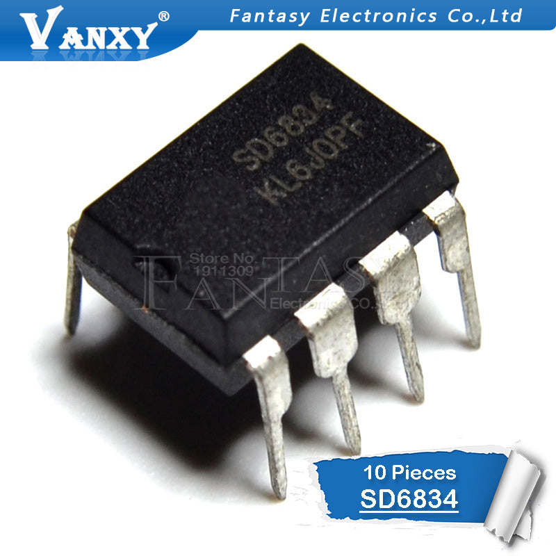 10pcs SD6834 DIP-8 SD6834 DIP new original