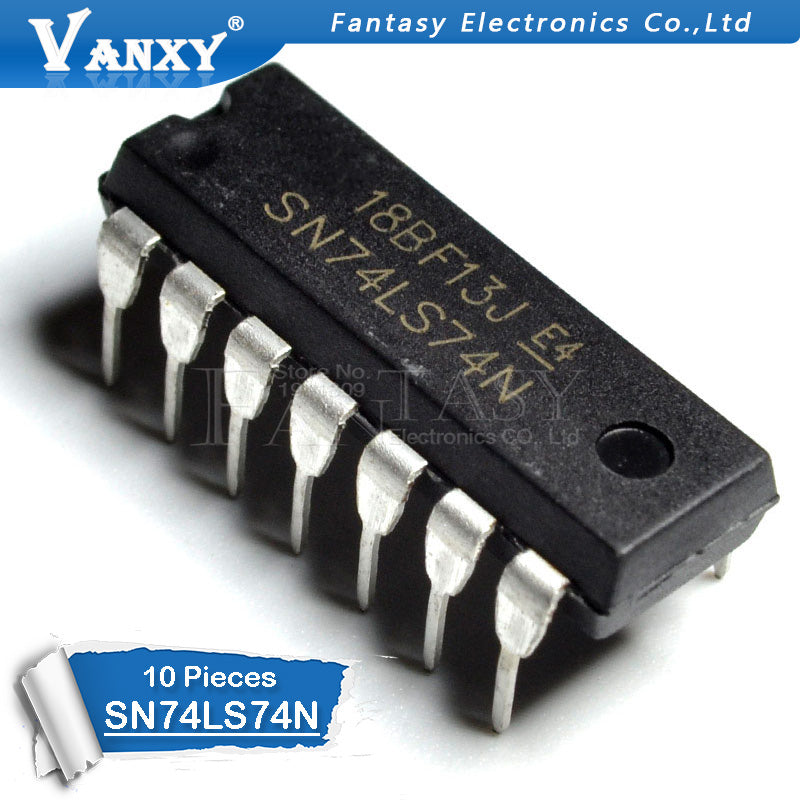 10PCS HD74LS74AP DIP14 HD74LS74 DIP SN74LS74AN DIP-14 74LS74 SN74LS74N HD74LS74P new and original IC