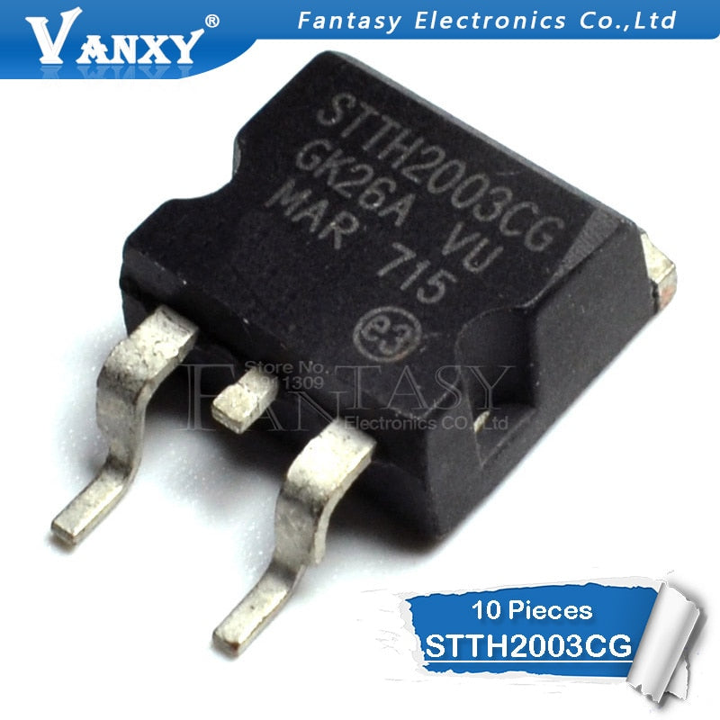 10PCS STTH2003CG TO-263 STTH2003 TO263
