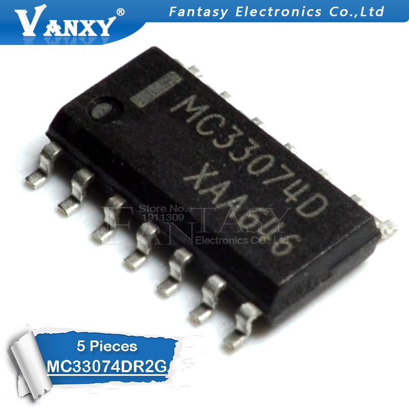 5PCS MC33074DR2G SOP14 MC33074DR SOP MC33074 MC33074DG SOP-14 MC33074D