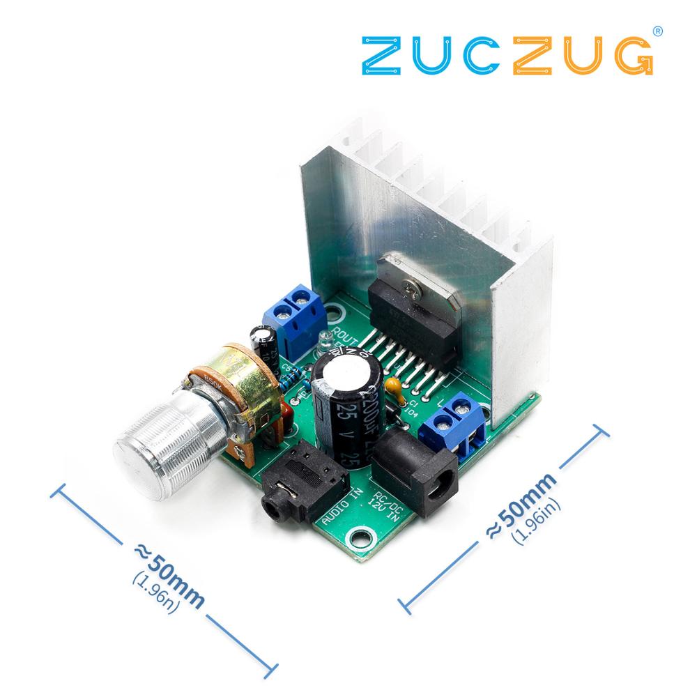 1PCS tda7297 amplifier board digital amplifier board dual-channel amplifier board finished no noise 12V dual 15W (A type)