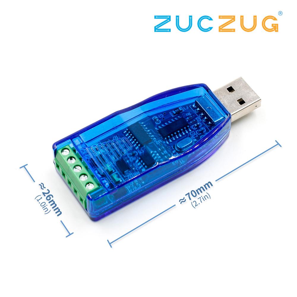 Industrial USB To RS485 Converter Upgrade Protection RS485 Converter Compatibility V2.0 Standard RS-485 A Connector Board Module
