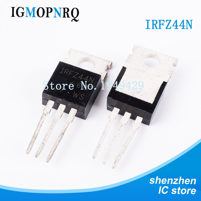 10pcs free shipping IRFZ44N IRFZ44 IRFZ44NPBF MOSFET MOSFT 55V 41A 17.5mOhm 42nC TO-220 new original