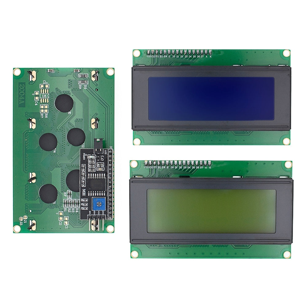 LCD2004+I2C 2004 20x4 2004A Blue/Green screen HD44780  Character LCD /w IIC/I2C Serial Interface Adapter Module for arduino