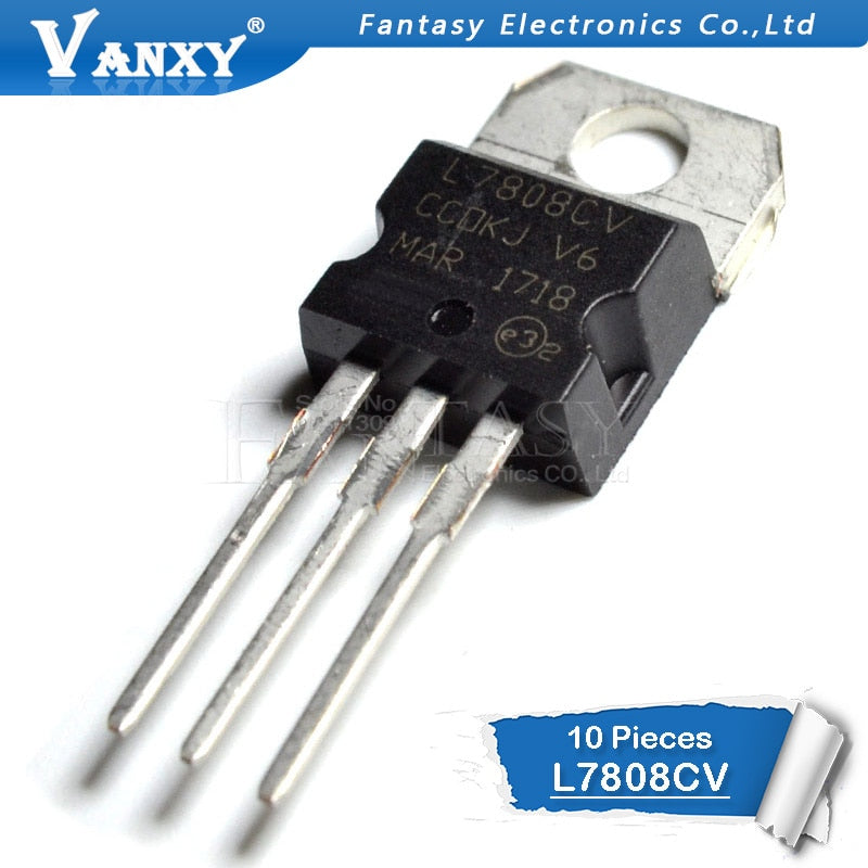 10PCS L7808CV TO220 L7808 TO-220 7808 LM7808 MC7808 new and  original IC