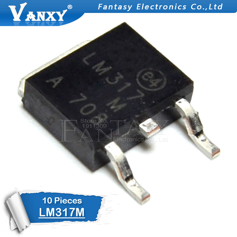 10PCS LM317M SOT252 LM317 TO-252 SOT LM317MDT LM317MDT-TR TO252 SMD new  voltage regulator IC