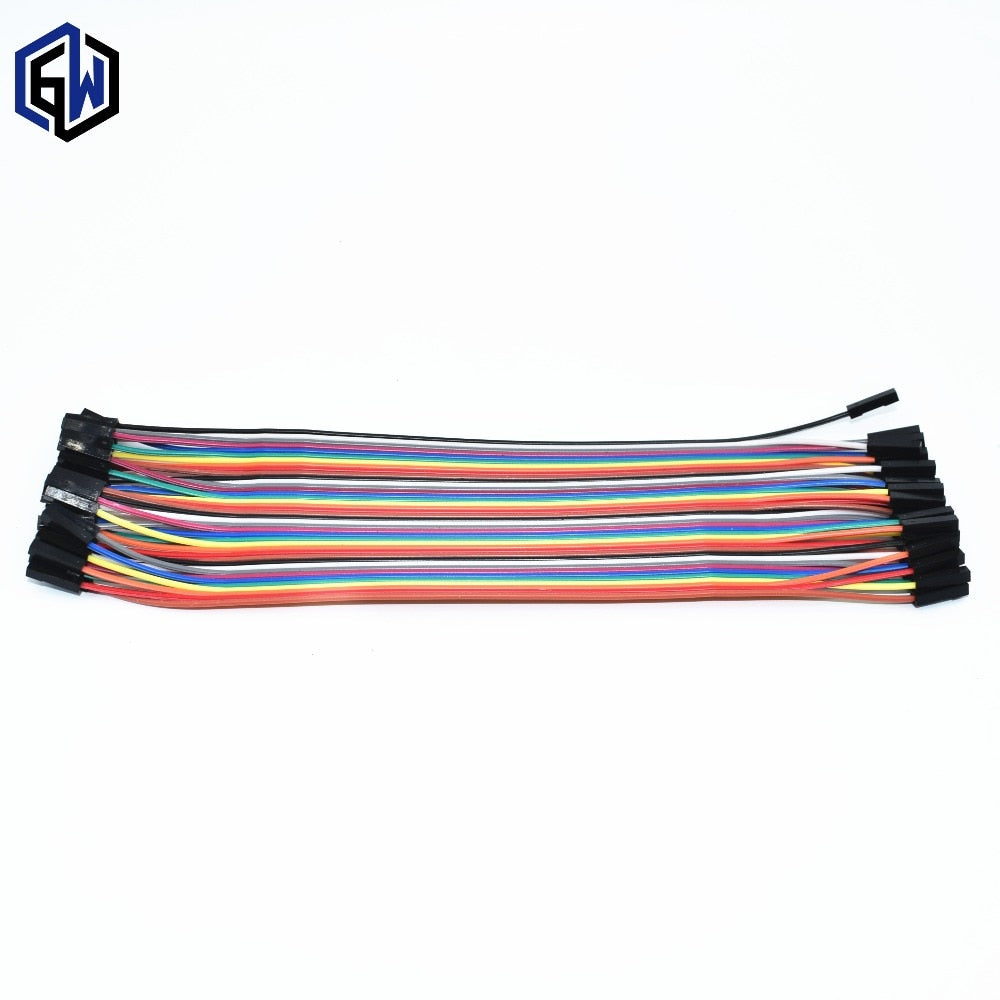 40pcs dupont cable jumper wire dupont line female to female dupont line 20cm 1P 40P  SKUMM