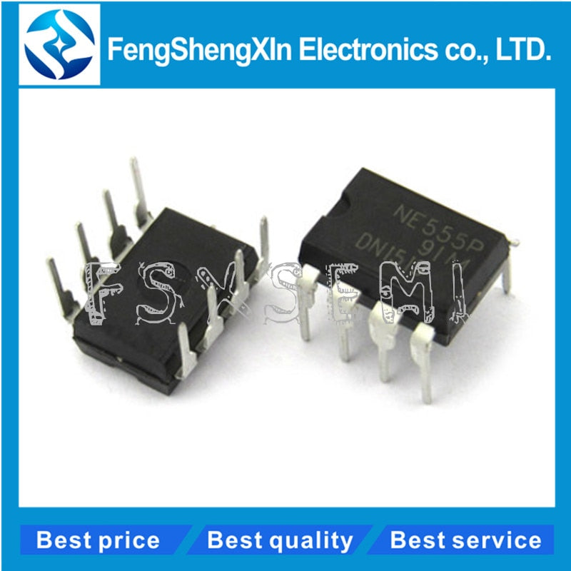 10pcs/lot  New NE555 NE555P NE555N PRECISION TIMERS IC  DIP-8