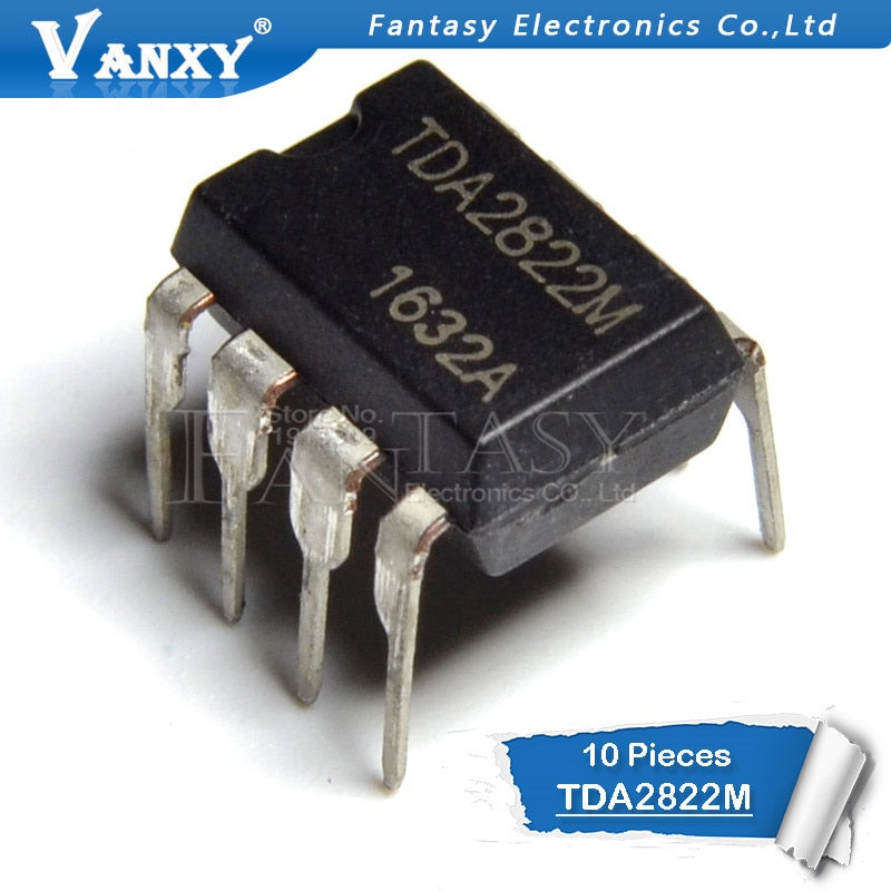10PCS TDA2822M DIP8 TDA2822 DIP 2822M DIP-8 new and original IC